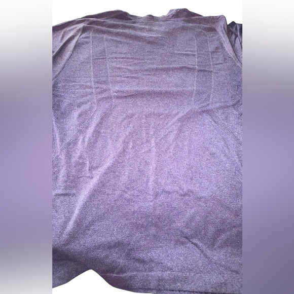 Lululemon Men’s Swiftly Tech Long Sleeve Crew – Size Large – Purple Heather EUC - Picture 2 of 4